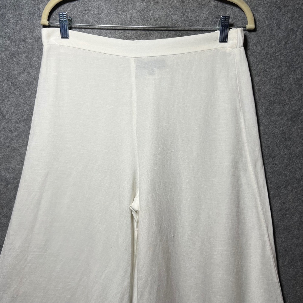 Karen Kane Womens White Wide Leg Palazzo Pants Size S Small - Picture 6 of 7